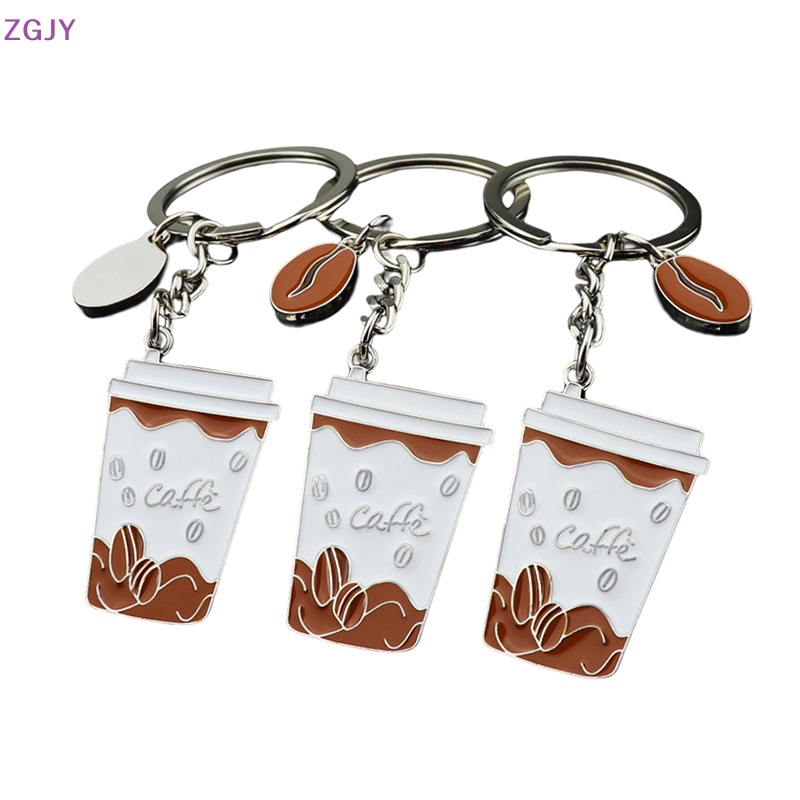 Móc Khóa Hình Tách Cà Phê ZGJY Dễ Thương