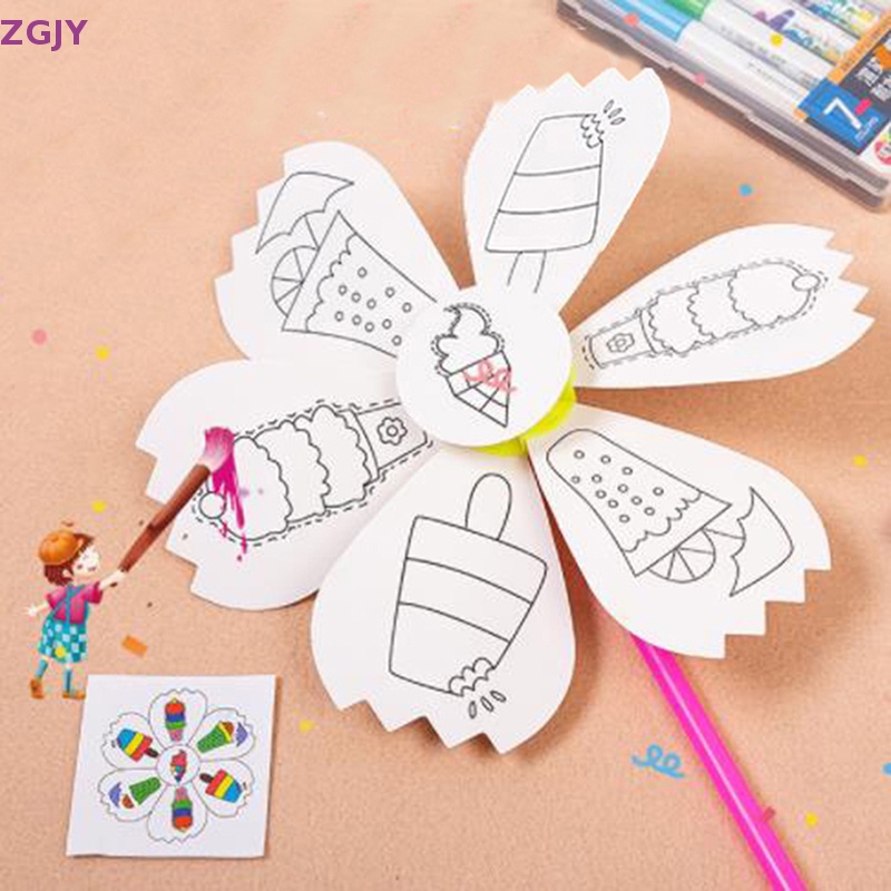 Chong Chóng Đồ Chơi Bằng Gỗ Tự Làm Thủ Công DIY Cho Bé Mẫu Giáo Mới