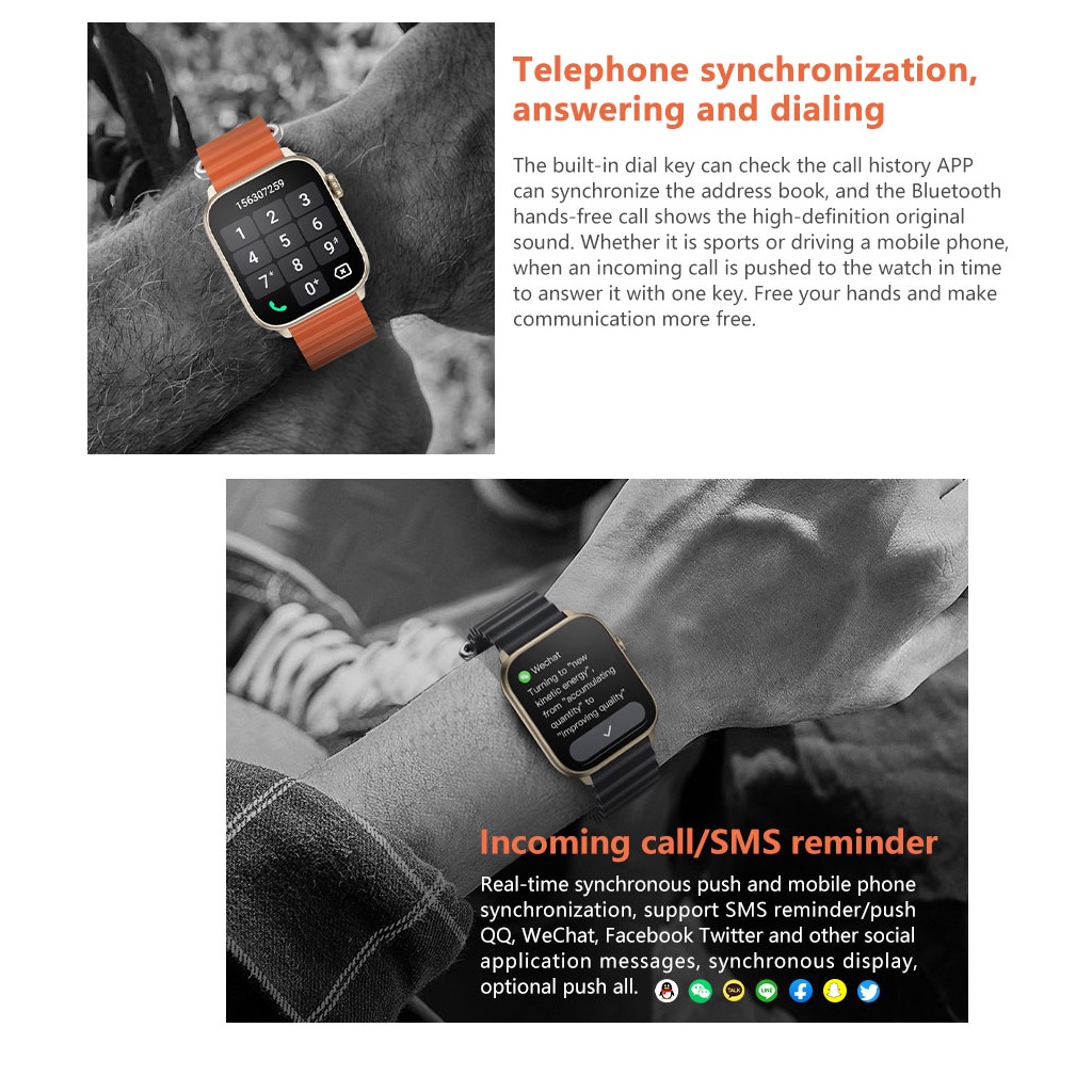 Đồng hồ thông minh KAVVO Cyber S1 | AMOLED 1.83 INCH | Chuẩn kháng nước 68| Bluetooth | 280mAh