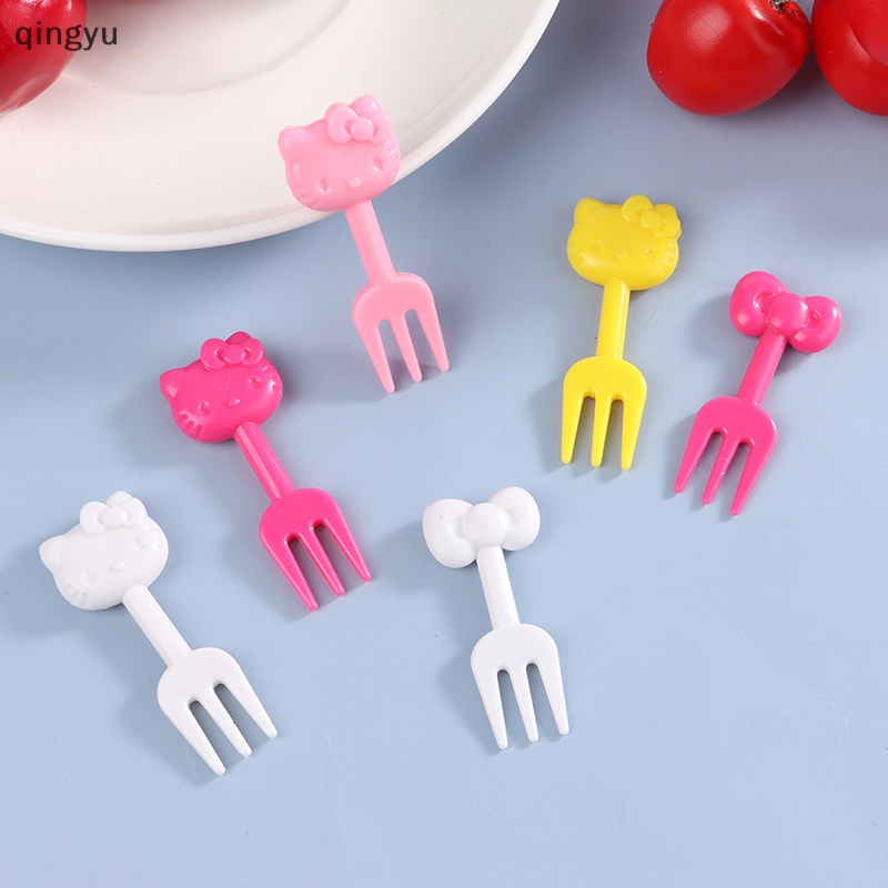 Nĩa Ăn Trái Cây Hình Động Vật Hoạt Hình Mini Đáng Yêu Cho Trẻ Em