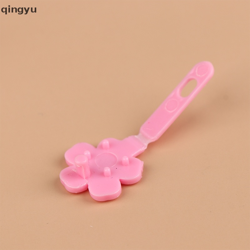 Bộ 2 Kẹp Tóc Hình Hoa Hồng Mini Tỷ Lệ 1 / 6 Dành Cho Búp Bê