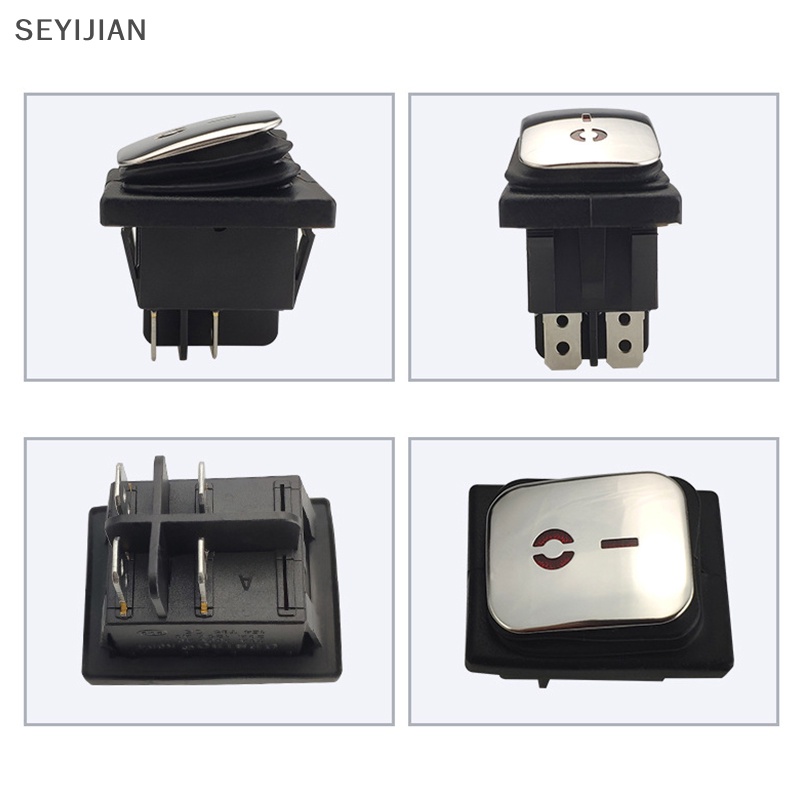 Công Tắc Điện SEY KCD4 Bằng Thép Không Gỉ Chống Thấm Nước Có Đèn LED