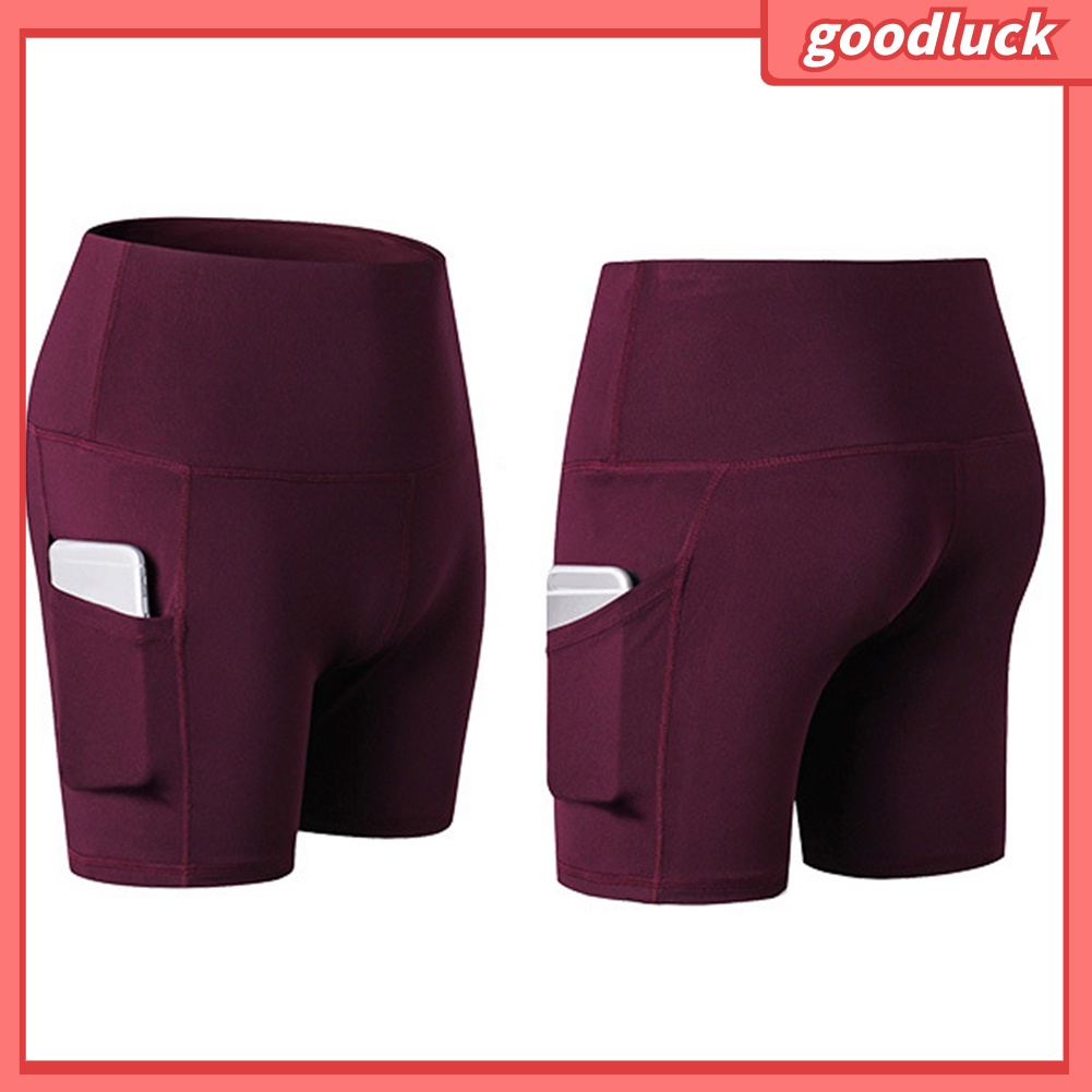 Quần Short Thể Thao Lưng Cao Nhanh Khô Thời Trang Cho Nữ