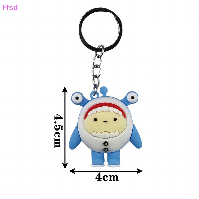 Móc Chìa Khóa Bằng Silicon Hình Búp Bê Hoạt Hình Dễ Thương Cho Nữ {Ffsd}