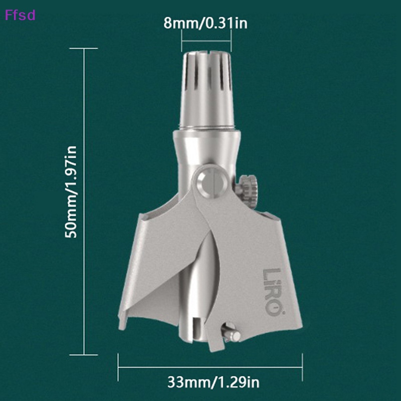 {Ffsd} Máy Tỉa Lông Mũi / Tai / Cạo Lông Mũi Xoắn Ốc Bằng Thép Không