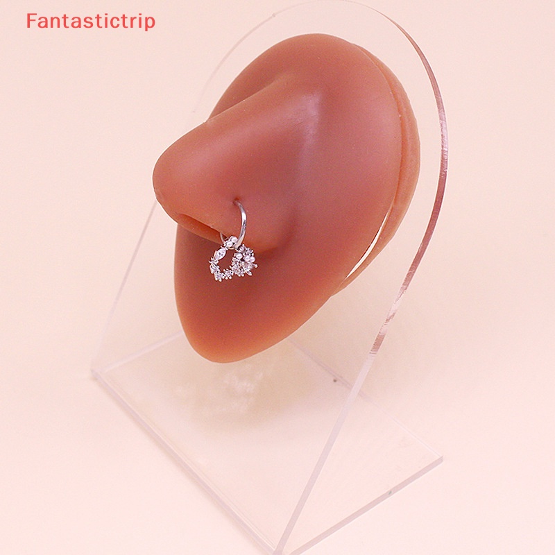 [Fantastictrip] Khuyên Xỏ Mũi / Mắt Trăng / Cánh Bướm Bằng Thép Không Gỉ Đa Năng Mới