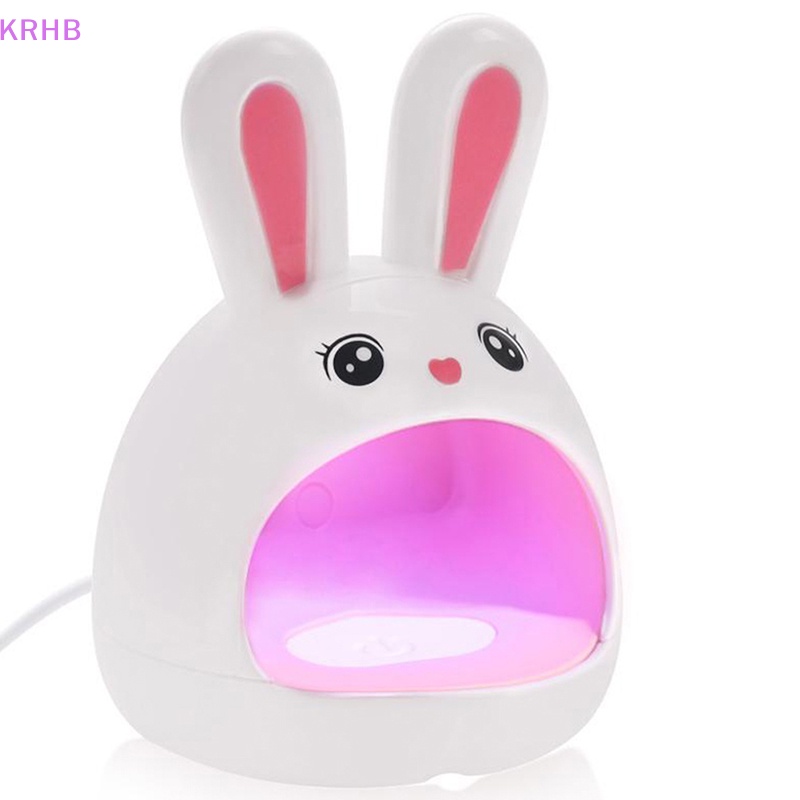 Đèn Hong Khô Móng Tay Bằng Tia UV Hình Thỏ Dễ Thương Mới