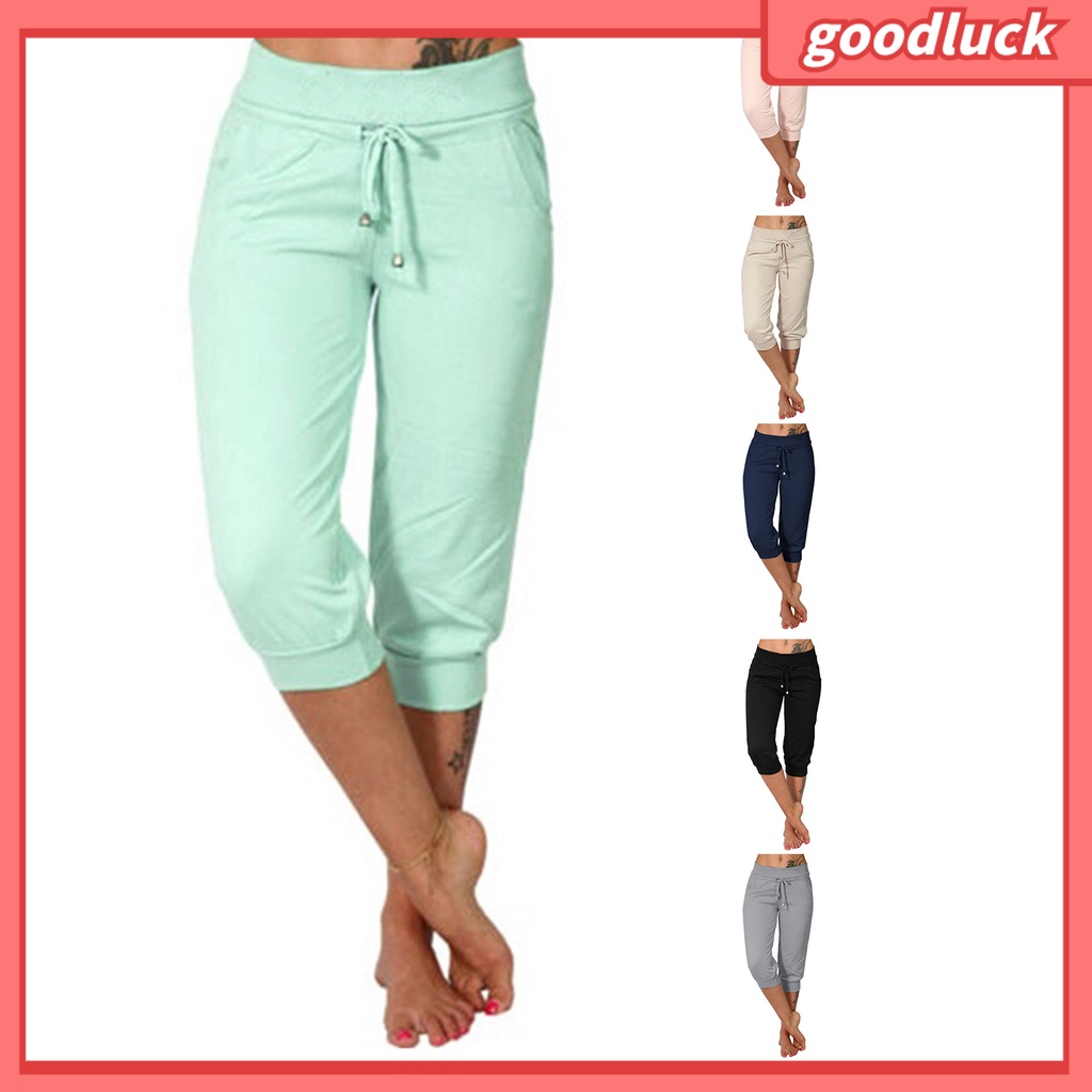 Quần ống rộng Lưng Cao Màu Sắc Đơn Giản Thời Trang Cho Nữ