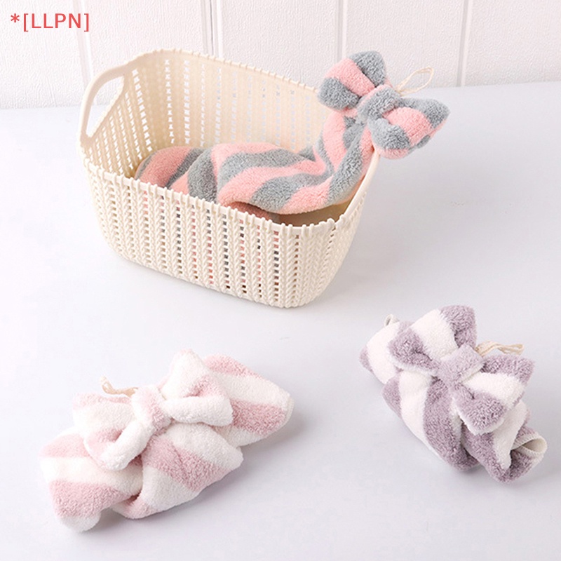 [loyaltysun] Khăn Lau Tay Sợi Nhỏ San Hô Nhung San Hô Mềm Mại Nhanh Khô Thấm Hút Tốt Dùng Trong Nhà Tắm / Nhà Bếp