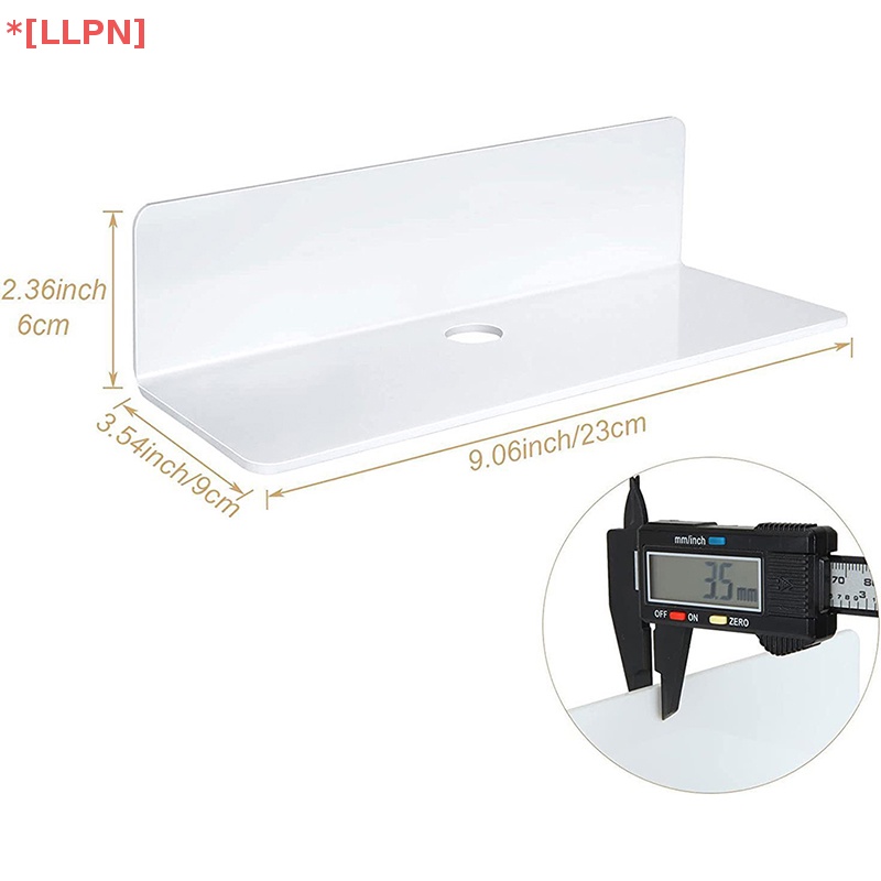1 Kệ Nhựa Acrylic Trong Suốt Gắn Tường Trưng Bày Đồ Dùng