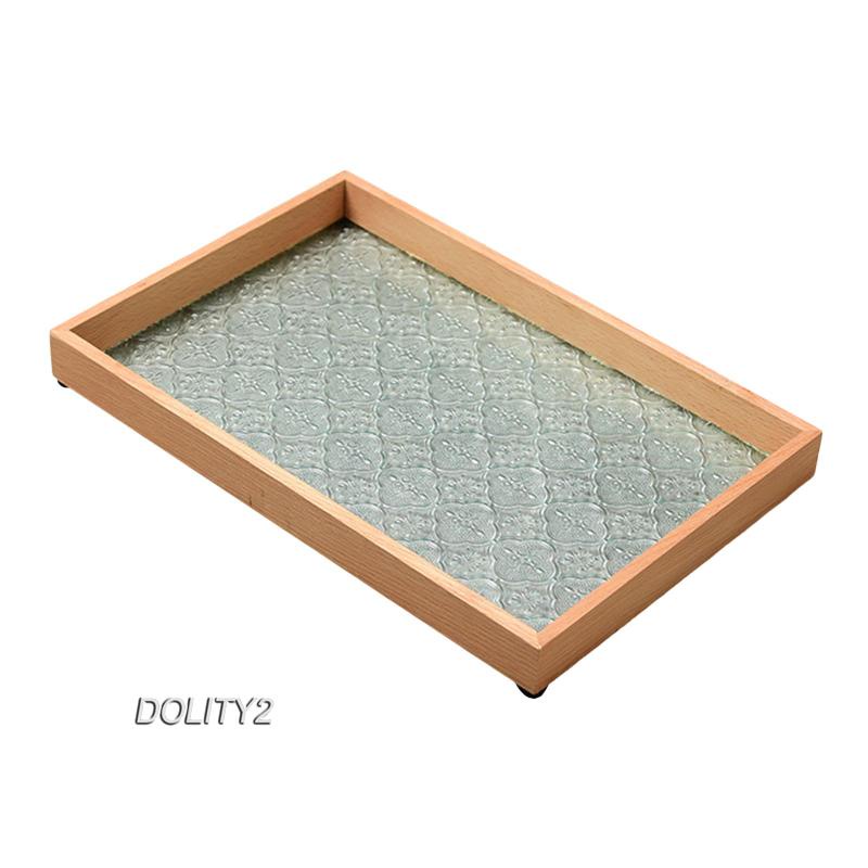 [Dolity2] Khay Kính Dập Nổi Đựng Đồ Trang Điểm Đa Năng Cho Tiệc Tùng Gia Đình