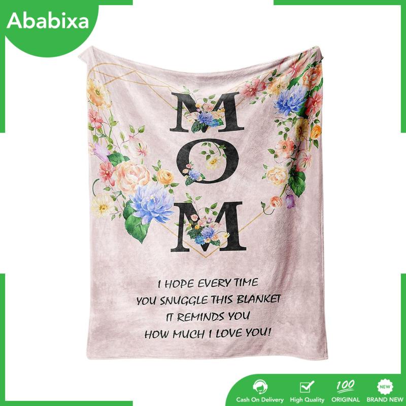 [Ababixa] Chăn Bông Mềm Mại Làm Quà Tặng Ngày Của Mẹ Cho Mẹ Từ Daguther Ném Chăn / Mền Mẹ / Sinh Nhật / Ngày Lễ Tình Nhân
