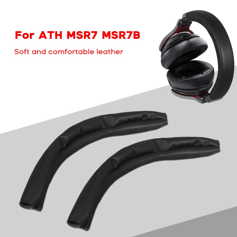 Đệm Bọc Đầu Tai Nghe Bằng Da Giả Bền Bỉ Cho ATH MSR7 MSR7B