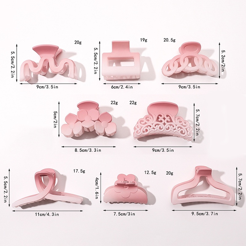 Kẹp Tóc Bằng Acrylic Màu Sắc Ngọt Ngào Thời Trang Cho Nữ