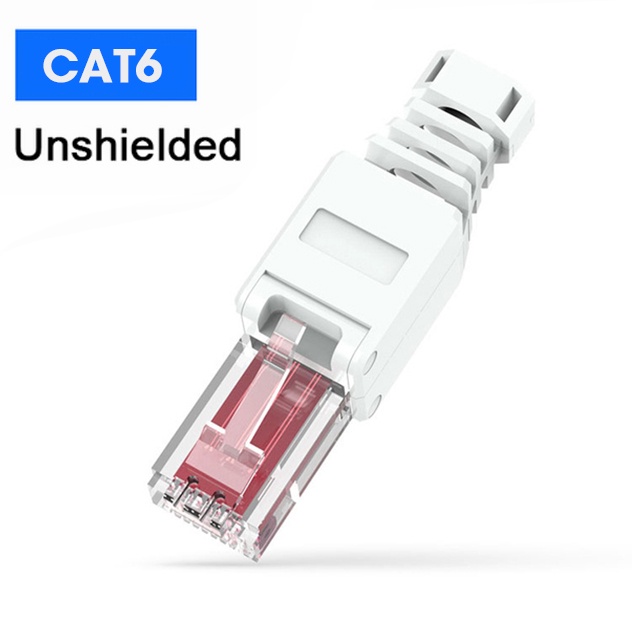 1 Phích Cắm Kết Nối Mạng Ethernet CAT8 CAT7 CAT6A CAT6 CAT5E RJ45