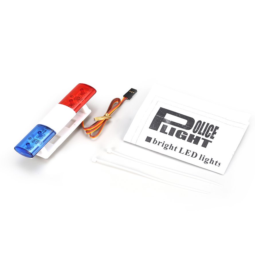 AX-501 Multi-function Flashing LED Police RC Car Light Bar For 1/10 1/8 Parts