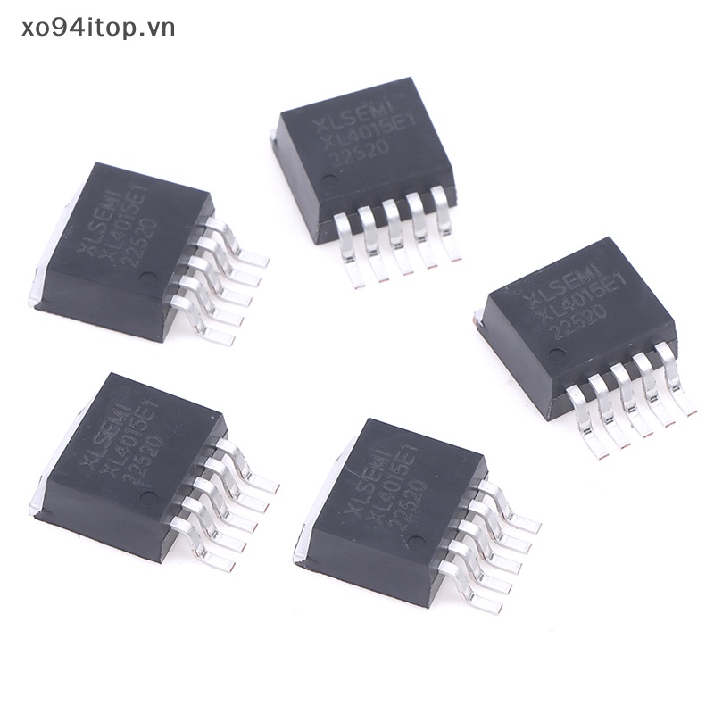 Set 5 Chip Chuyển Đổi Giảm Áp XL4015E1 XL4015 4015 DC TO-263 Chuyên Dụng