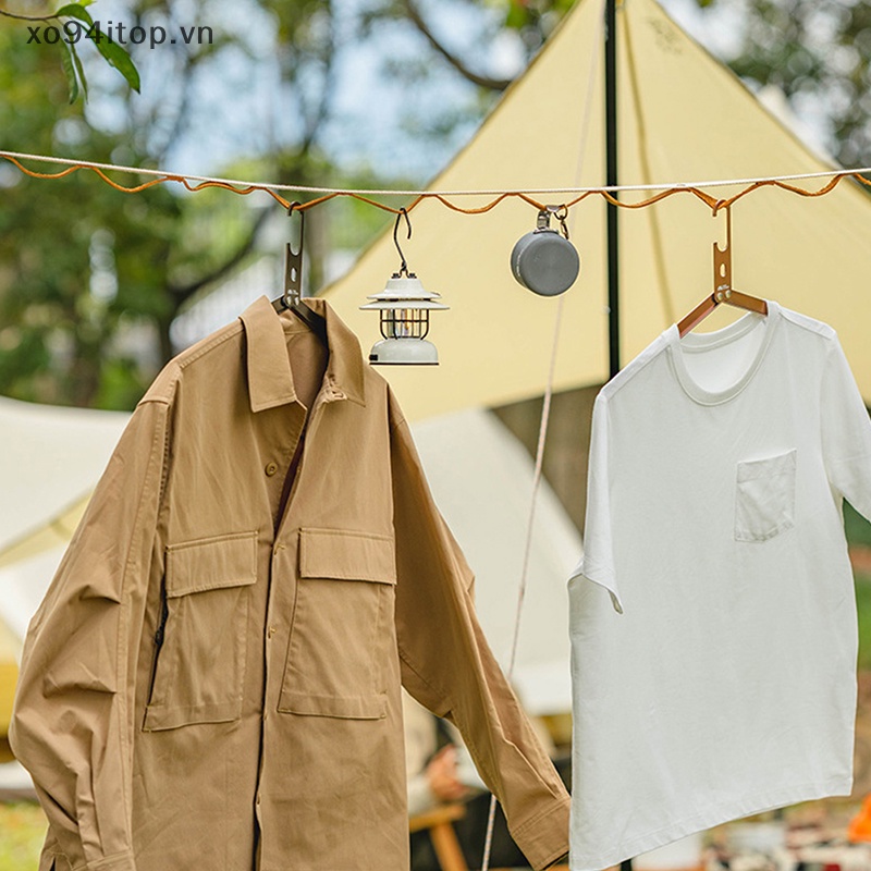 Móc Treo Áo Khoác Ngoài Trời Bằng Hợp Kim Nhôm Gấp Gọn Tiện Dụng