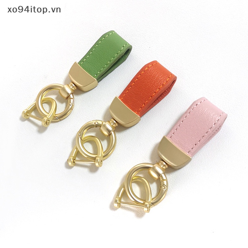 Xoitop Móc Khóa Da Cừu Thật Phong Cách Pháp Tinh Tế Cho Nữ VN