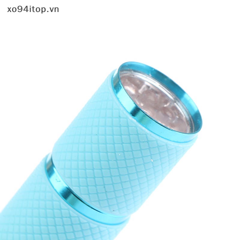 1 Đèn Pin UV 9 Bóng LED Siêu Sáng Dùng Làm Trang Sức DIY