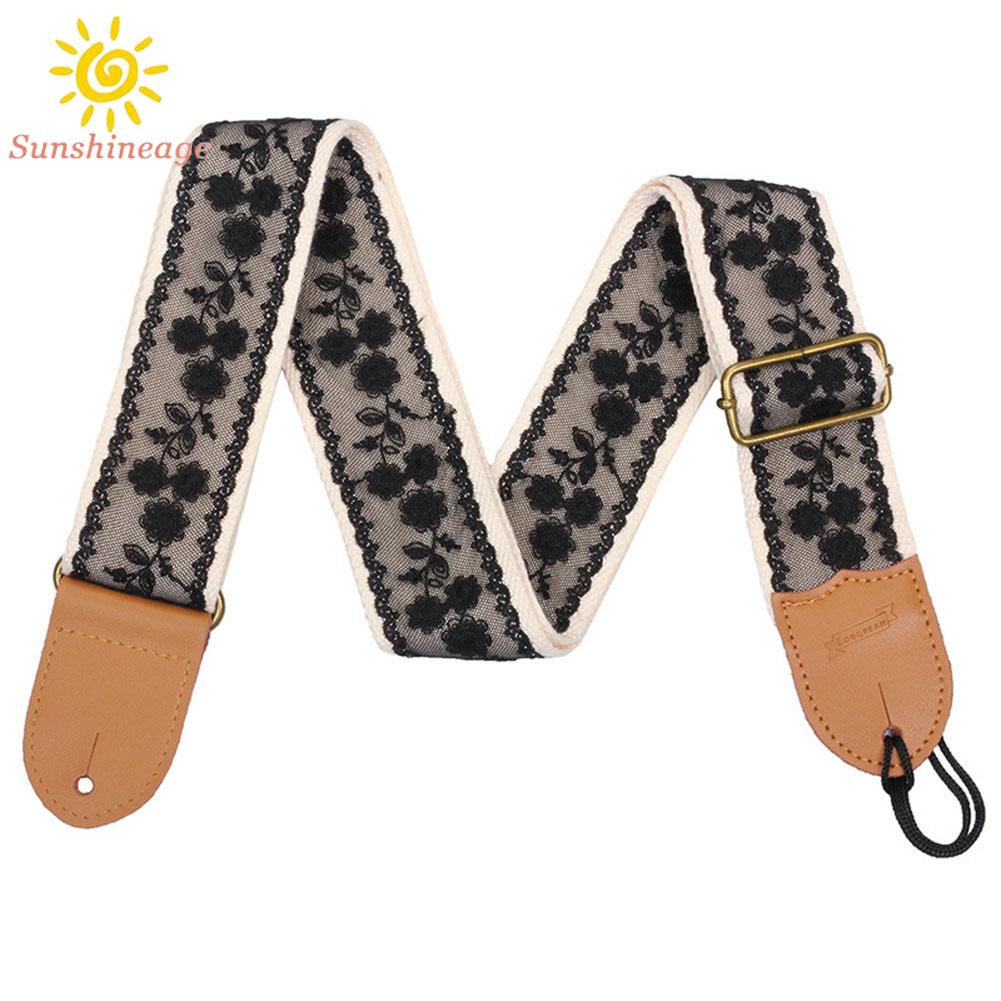 Dây Đeo Đàn Guitar Điện / Guitar Bass Có Khóa Cài Tùy Chỉnh Tiện Dụng