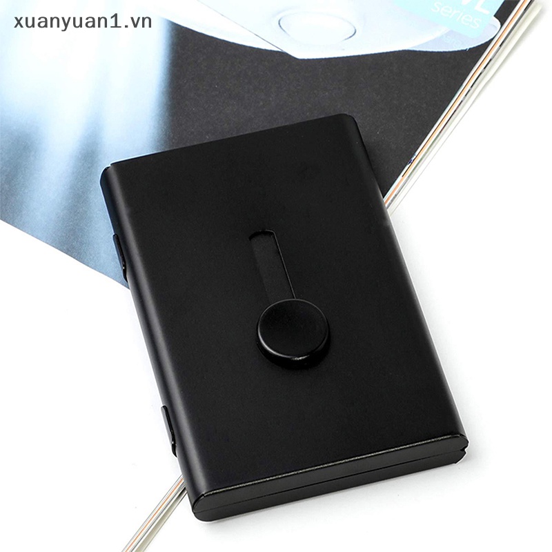 Ví Đựng Thẻ Ngân Hàng Bằng Kim Loại Siêu Mỏng Tiện Dụng