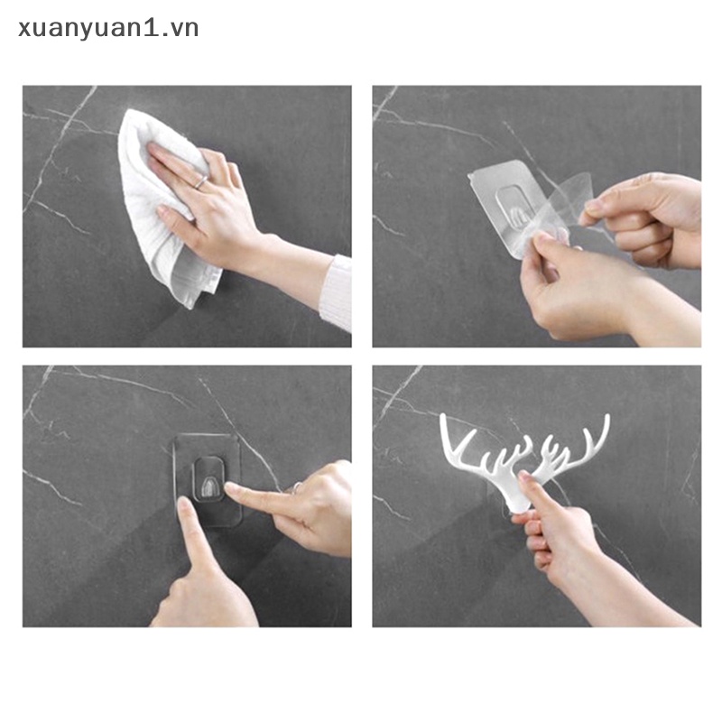 Móc Treo Đồ Gắn Tường Hình Sừng Hươu Độc Đáo