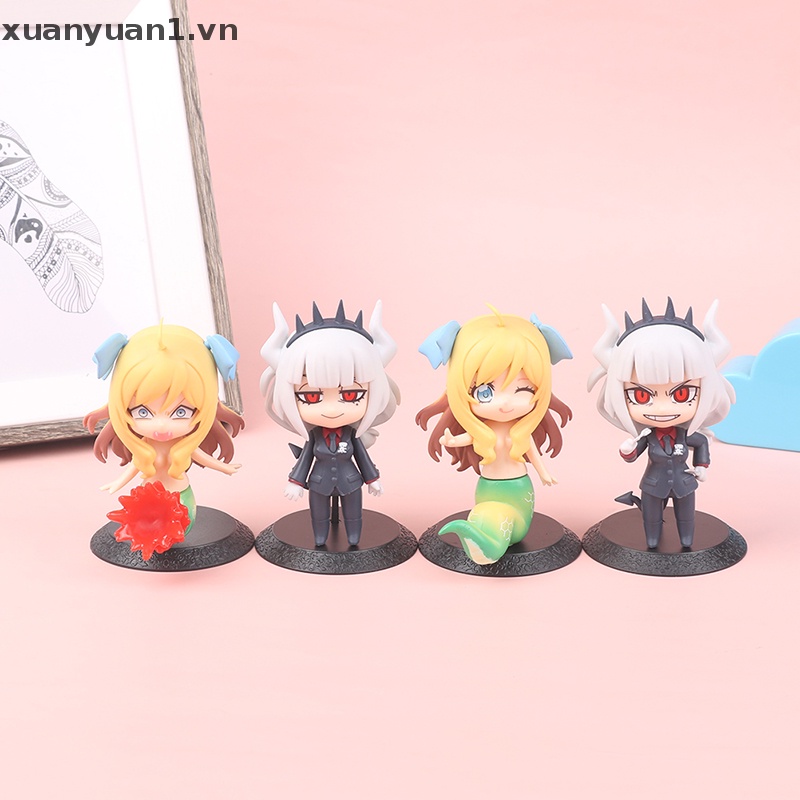 Set 4 Mô Hình Nhân Vật Phim Hoạt Hình Dropkick On My Devil Jashin-chan