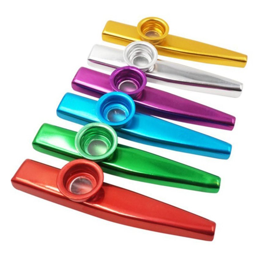 Kazoo Instrument Portable Mini Metal Musical Kids Music Lovers Instruments