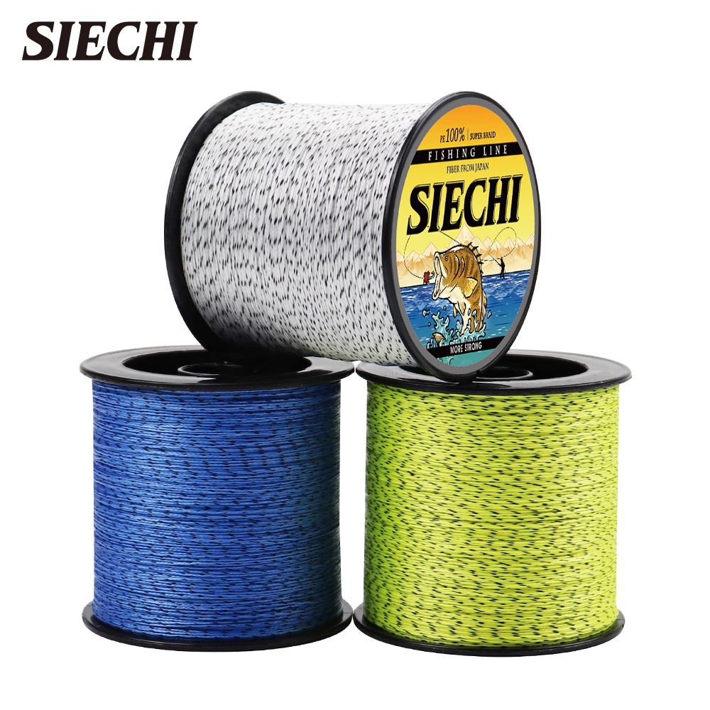 Tali pancing SIECHI Cuộn Dây Câu Cá Bện 8 Sợi PE Dài 300M Nhiều Màu Sắc Chất Lượng Cao