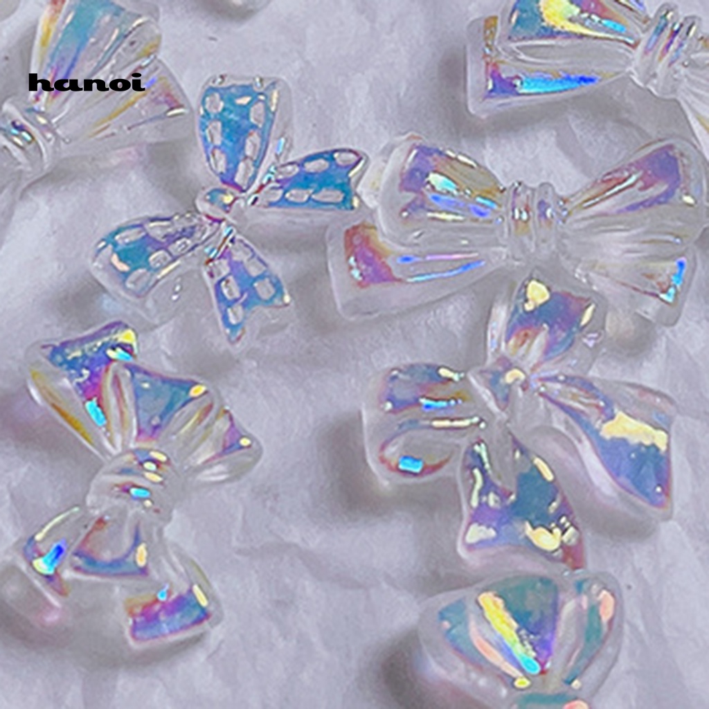 Set 50 Phụ Kiện Nơ 3D Đính Trang Trí Móng Tay Xinh Xắn