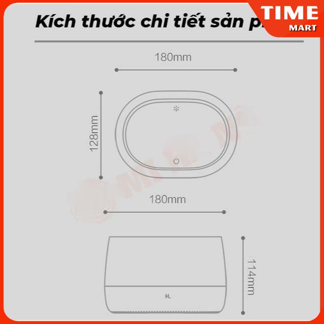 [ CHÍNH HÃNG ] Máy phun tinh dầu tạo độ ẩm Happy Life - Happy Life Pro [ TIME_MART siêu thị tiện ích ]