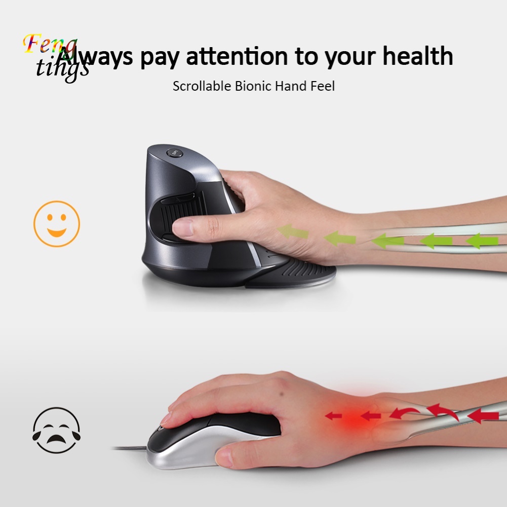 Chuột Quang Máy Tính 6 Nút Bấm 600 / 1000 / 1600 DPI