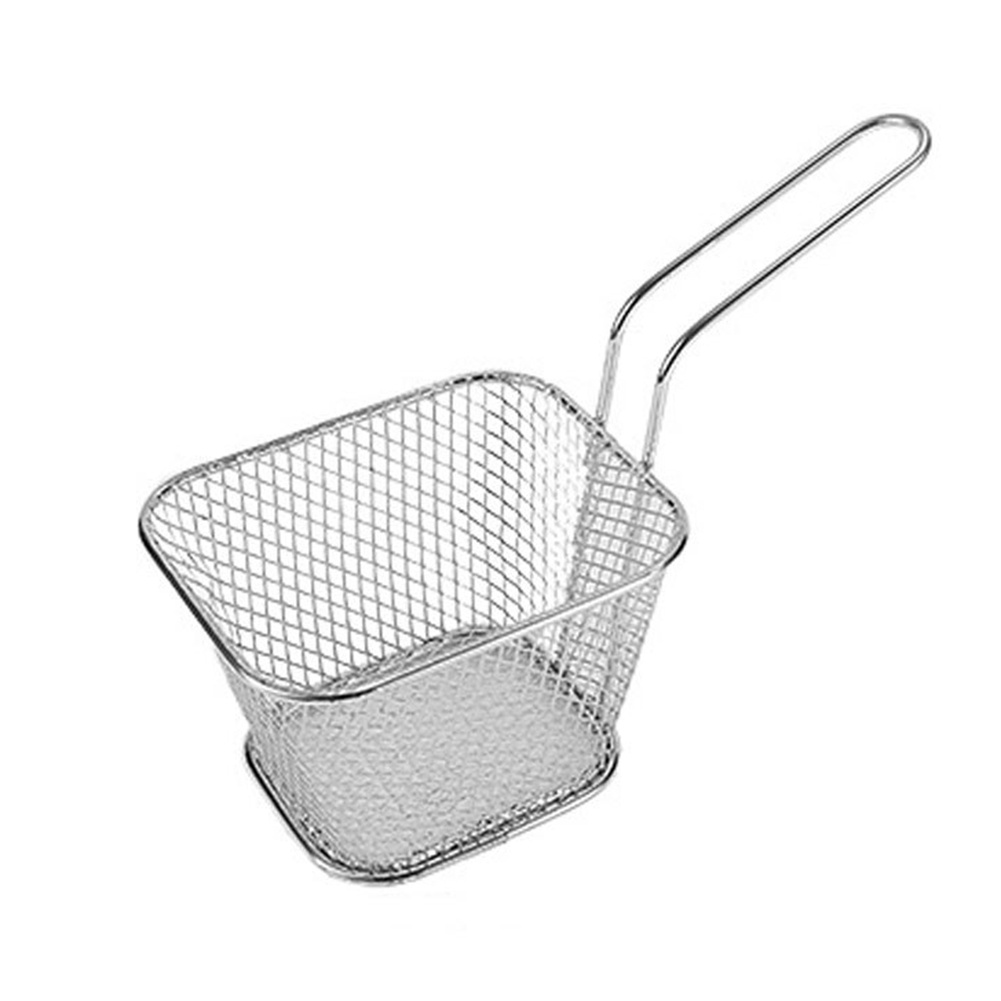 Giỏ Đựng Khoai Tây Chiên Bằng Thép Không Gỉ Mới