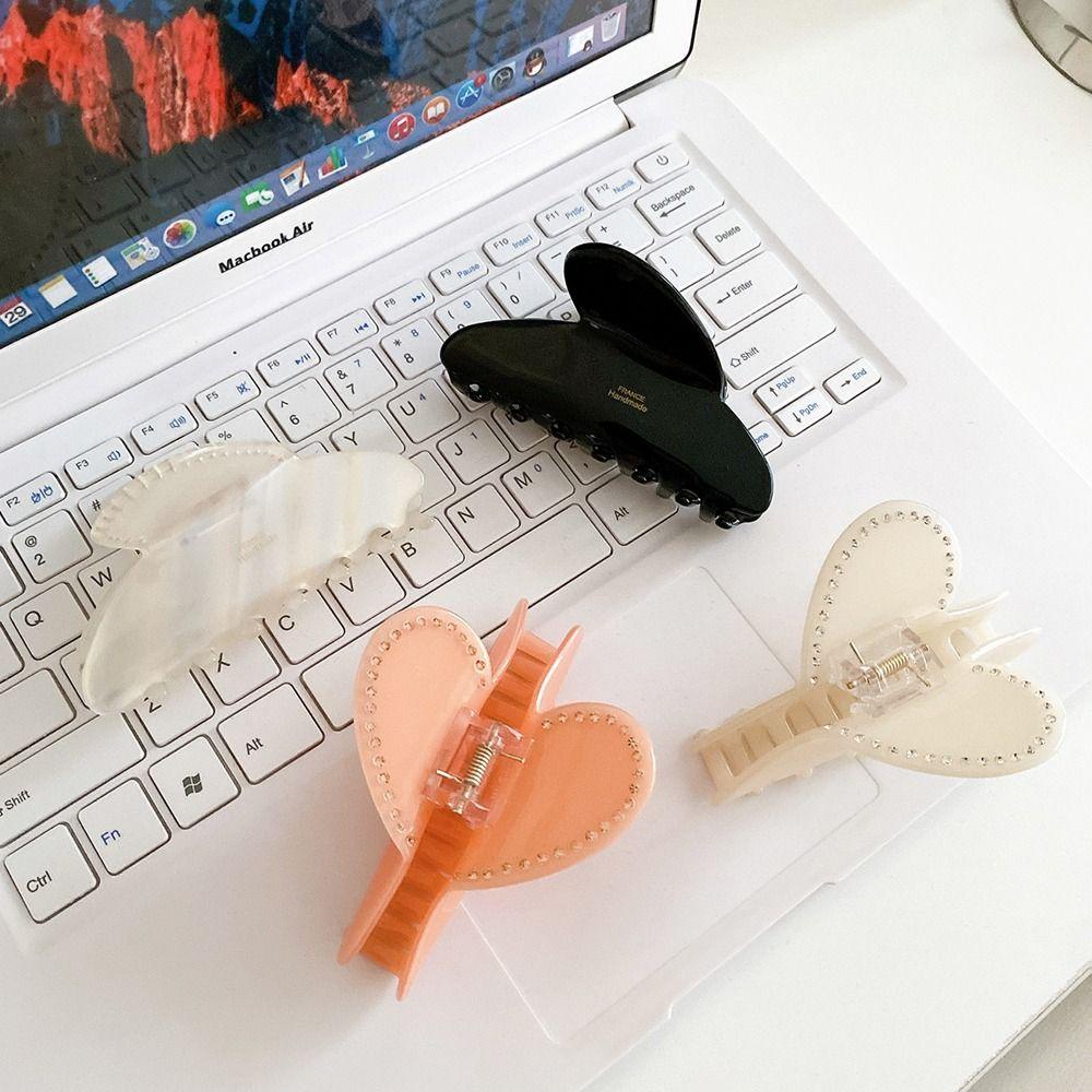 NICKOLAS Kẹp Tóc Đuôi Ngựa Cỡ Lớn Phong Cách Hàn Quốc Ngọt Ngào Y2k Giá Đỡ