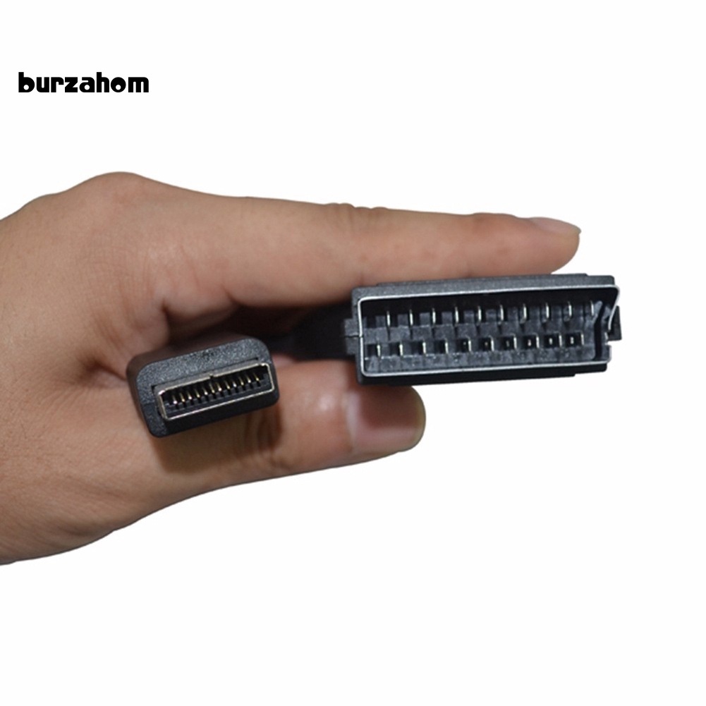Dây Cáp Kết Nối 1.8m RGB Scart TV AV Cho Sony Playstation PS2 3