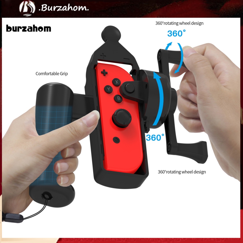 Cần Câu Cá Giả Thiết Kế Xoay 360 Độ Cảm Biến Cài Đặt Với Tay Cầm Chơi Game Switch / OLED