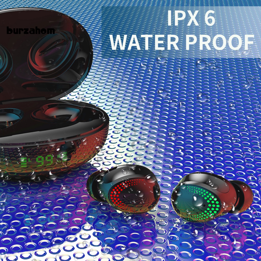 Tai nghe không dây Bur 5.0 Màn Hình Kỹ Thuật Số Kèm Hộp Sạc