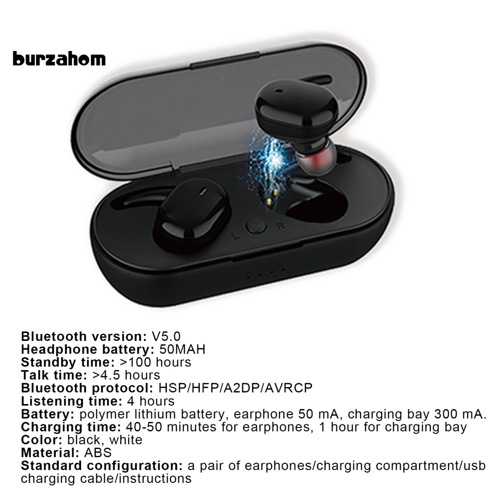 Tai Nghe Nhét Tai Mini Chống Thấm Nước Kiểu Dáng Thể Thao