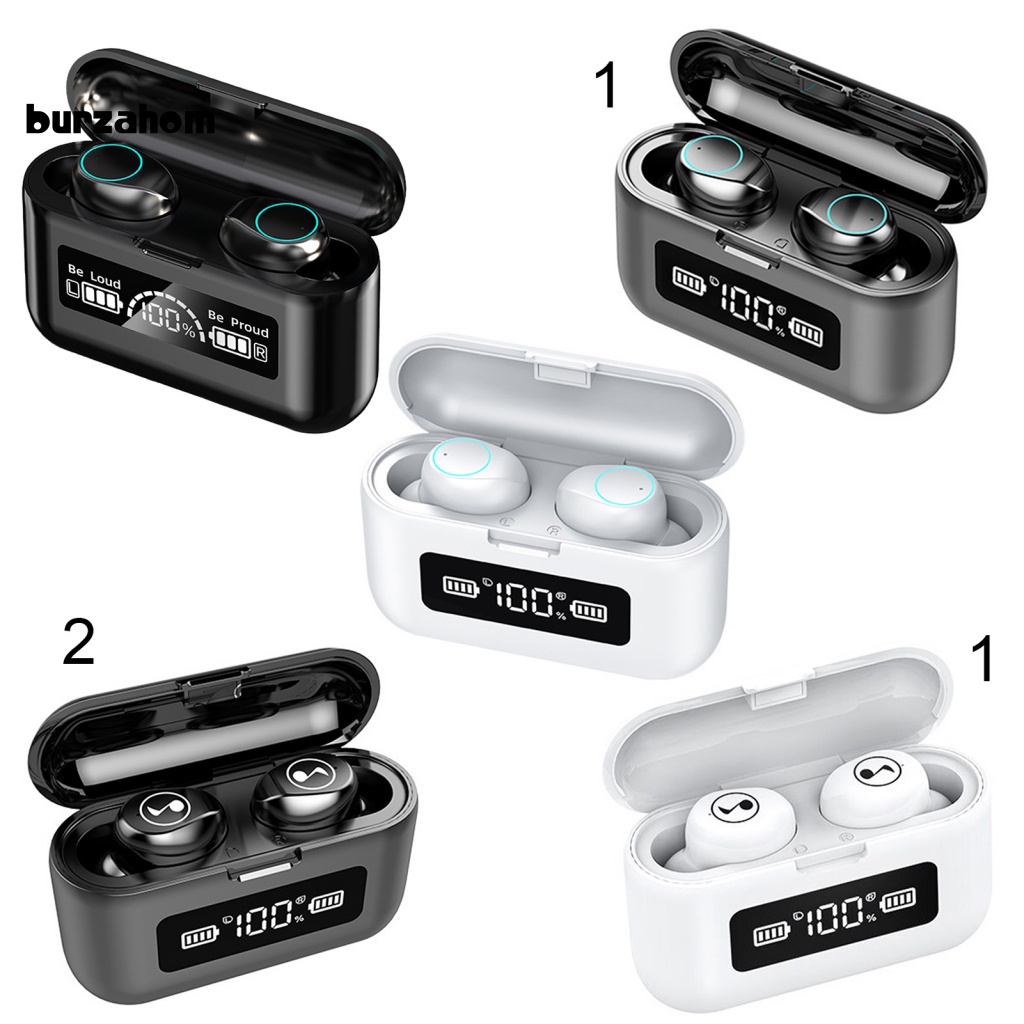 1 Set Tai nghe không dây Thiết Kế Tiện Dụng Có Màn Hình LED Cho Lái Xe