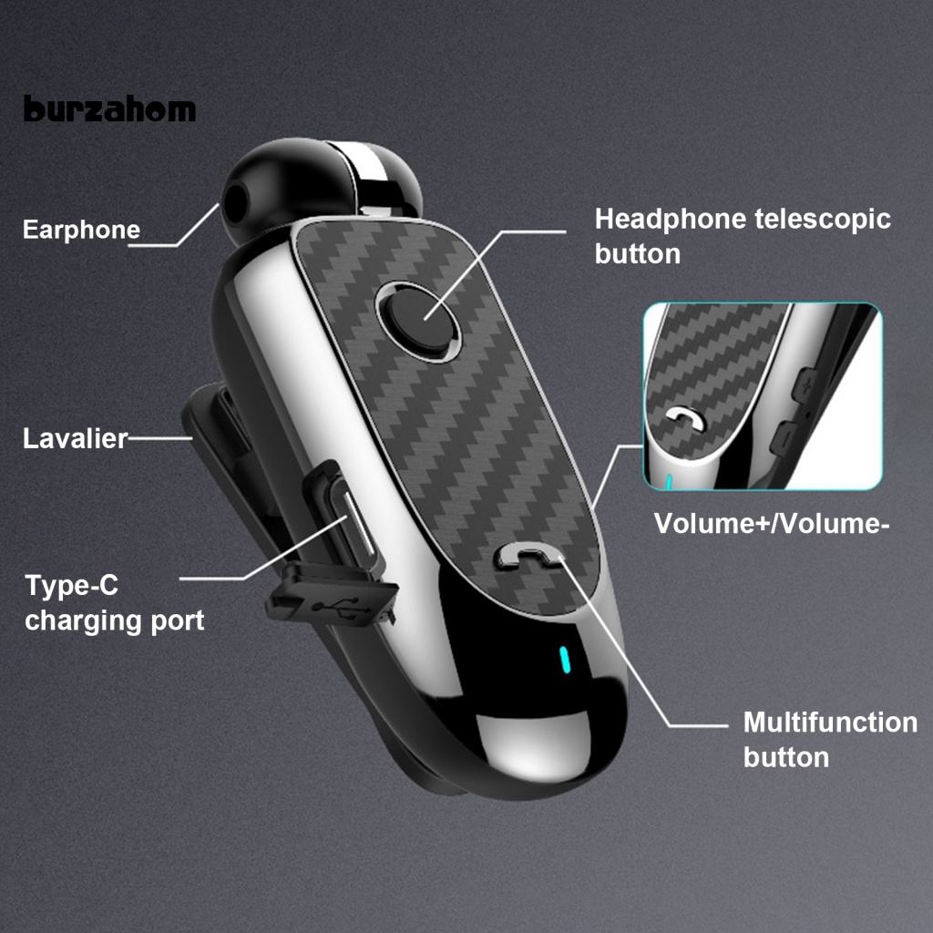 Tai Nghe Bluetooth Bur L2 Mini Chống Tiếng Ồn Tiện Dụng Khi Lái Xe