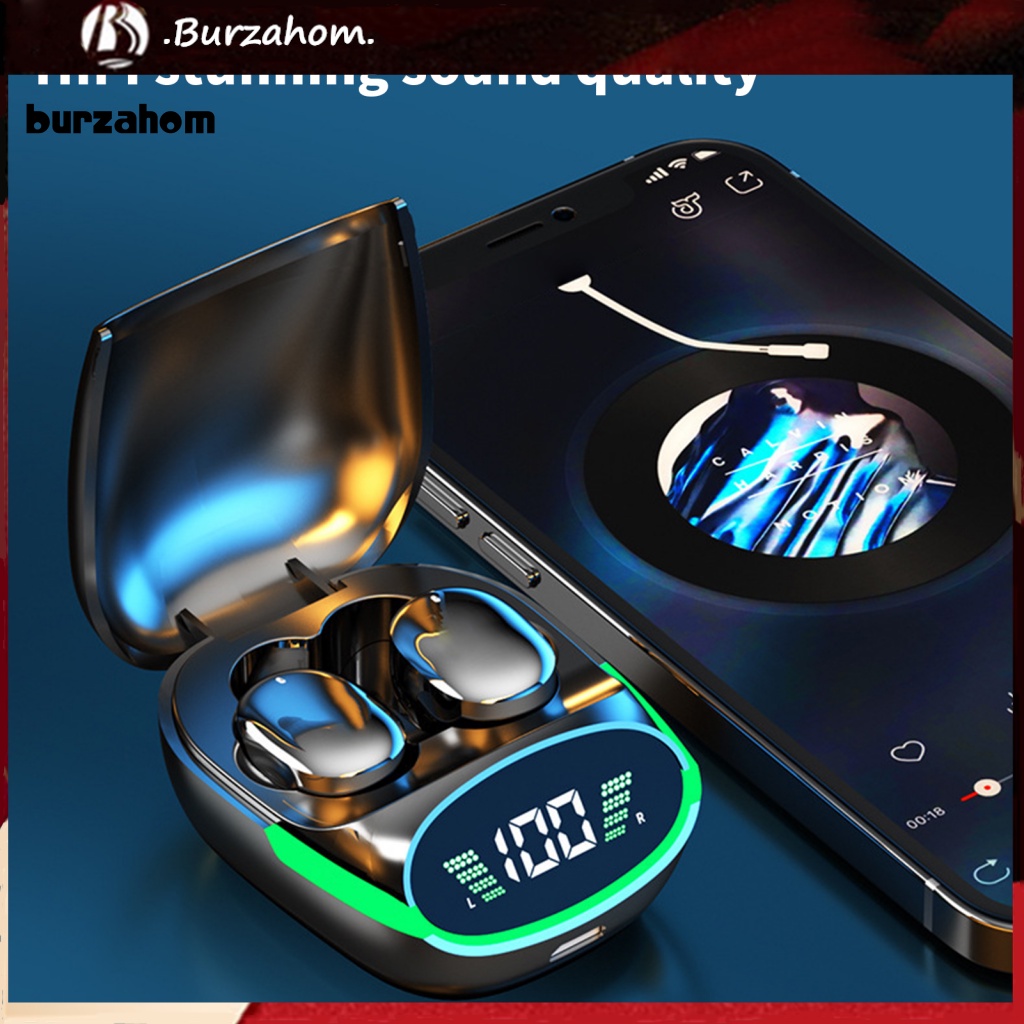 Tai Nghe Nhét Trong Không Dây Bur TG06 Kết Nối Bluetooth 5.1 Âm Thanh HiFi Và Phụ Kiện