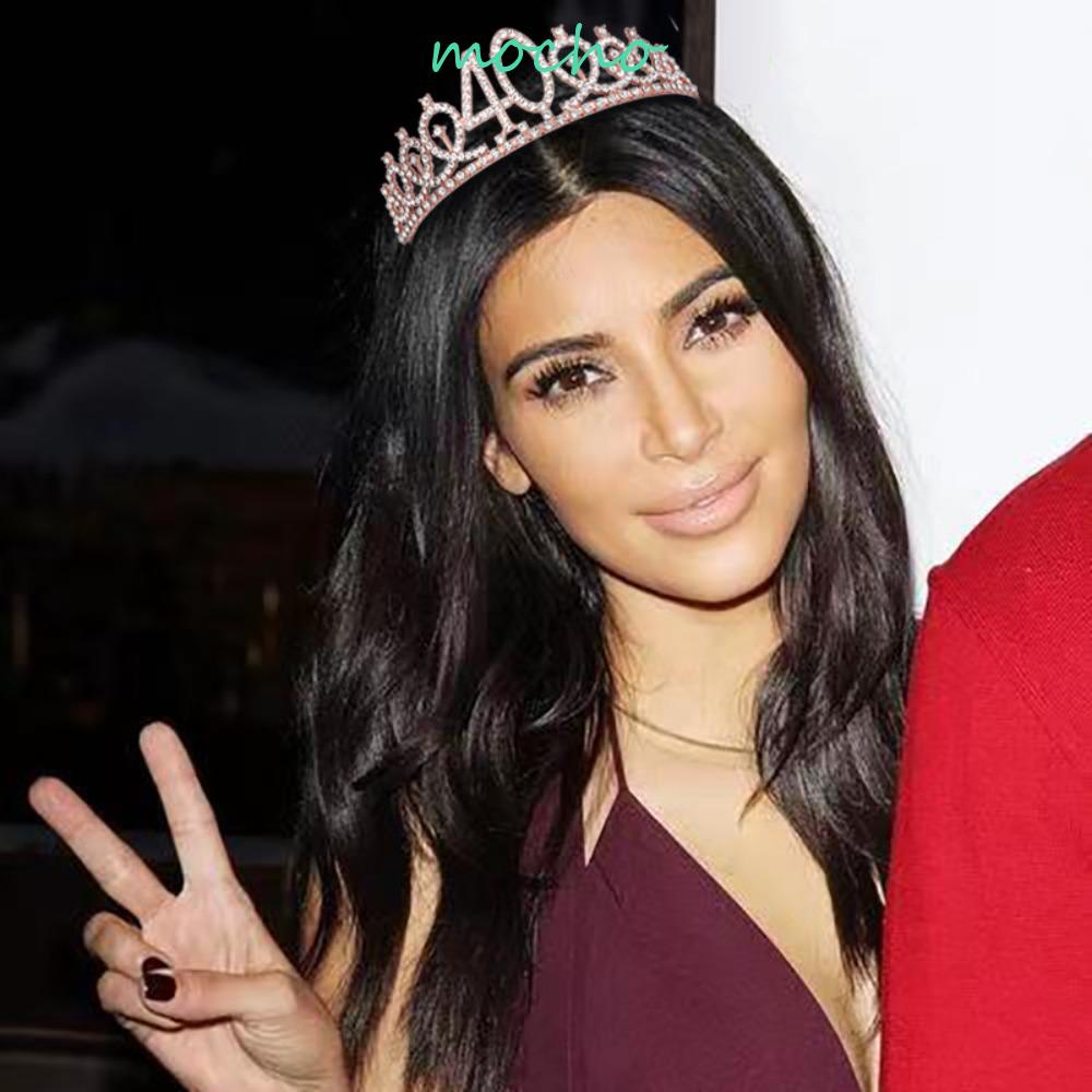 Cài Tóc Hình Vương Miện Nhiều Màu Sắc Phong Cách Công Chúa Baroque