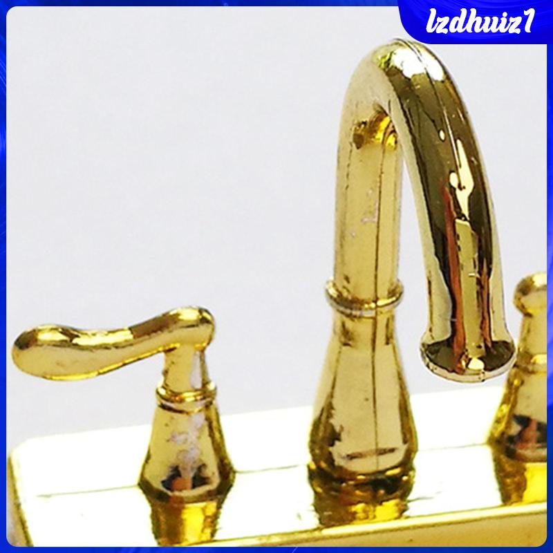 Vòi Bồn Tắm [Lzdhuiz] Trang Trí Nhà Búp Bê