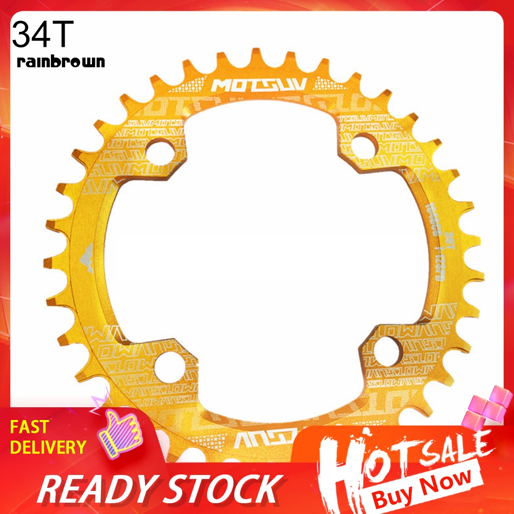 Líp Xích Xe Đạp Leo Núi Bằng Hợp Kim Nhôm 32 / 34 / 36 / 38T 104BCD