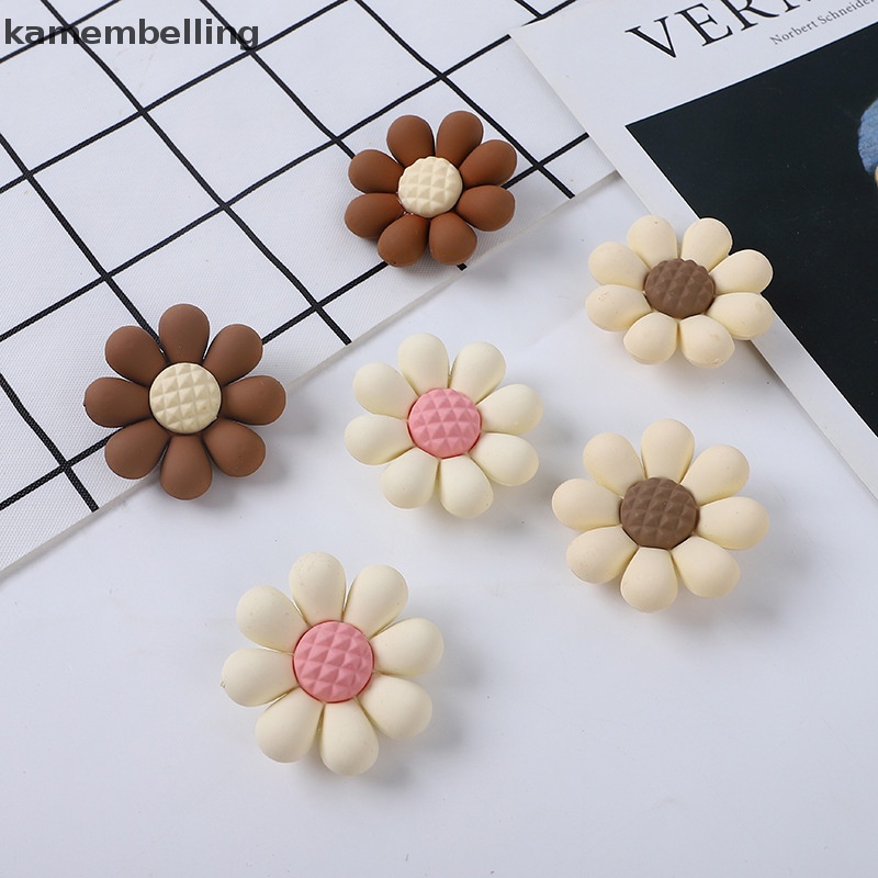 Set 10 Kẹp Tóc Hình Hoa Hướng Dương Nhiều Màu Sắc Chất Lượng Cao DIY