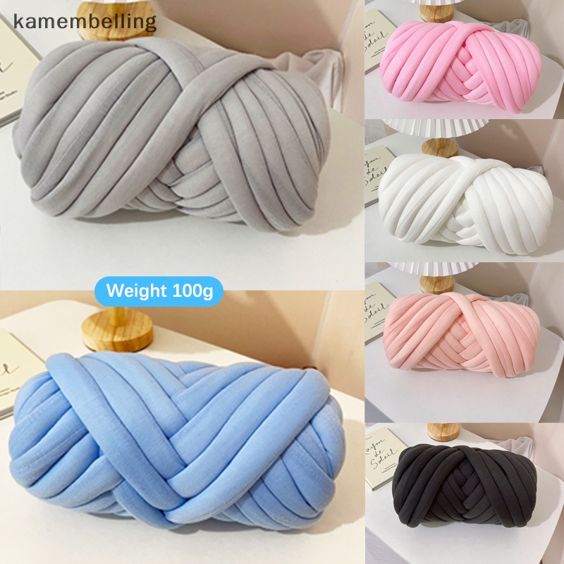 Kamembelling Cuộn Len Sợi Cotton Iceland Siêu Dày Dặn Dùng Làm Chăn Mền Thủ Công DIY