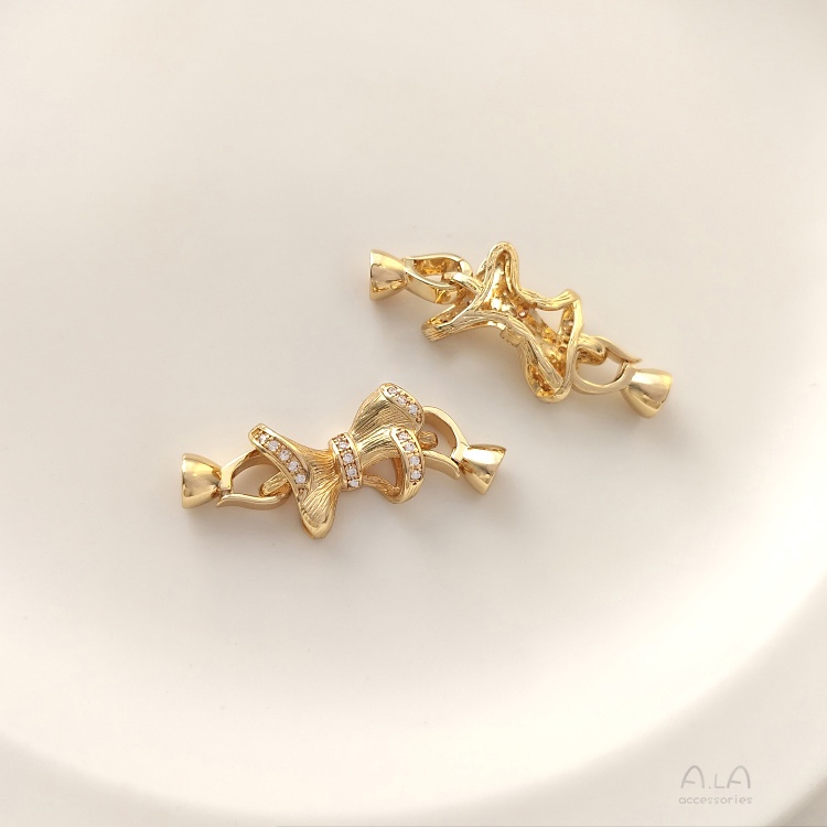 Dây Chuyền Mạ Vàng 14K Đính Ngọc Trai Có Khóa Cài Nhiều Màu Sắc