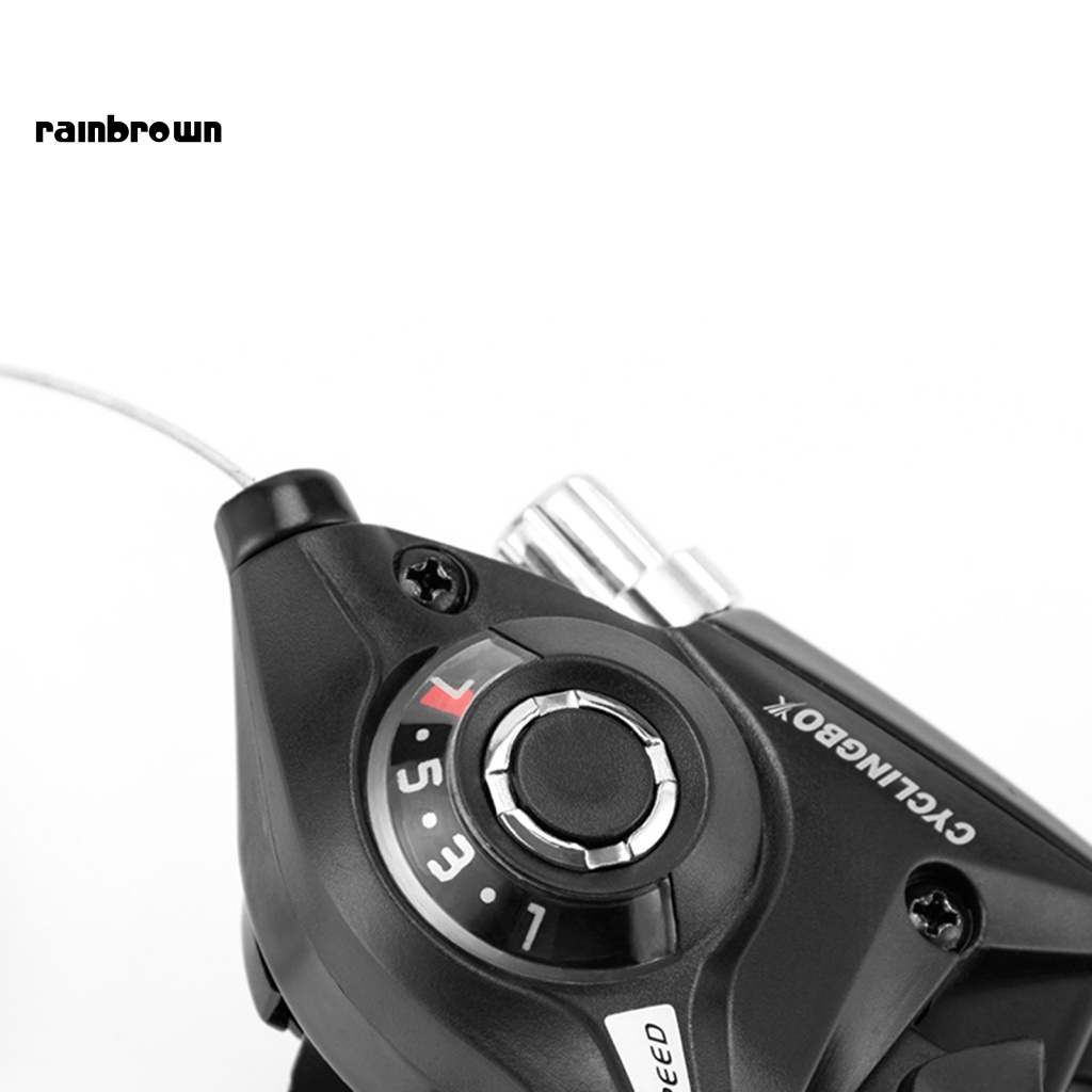 &lt; Rainbrown &gt; Cần Gạt Số Trước Xe Đạp Leo Núi Trọng Lượng Nhẹ Truyền Động Chính Xác