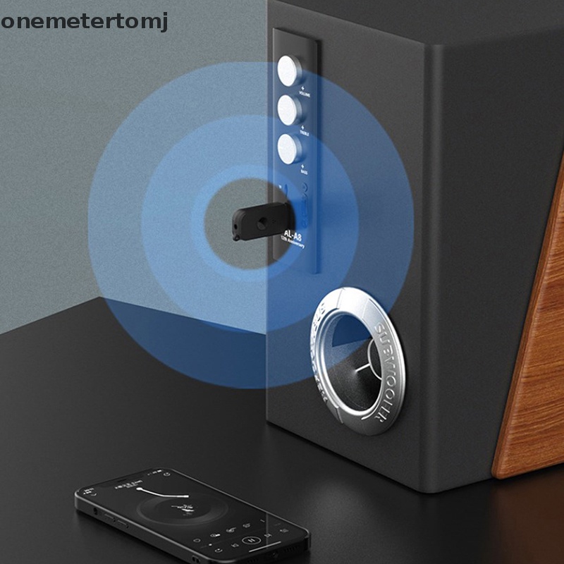 Onemetertomj USB Bluetooth 5.3 Truyền Tín Hiệu Âm Thanh 3.5mm Cho PC TV